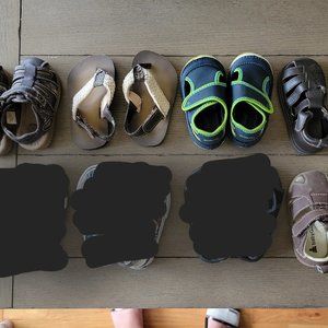 Size 5 Toddler boy shoes bundle